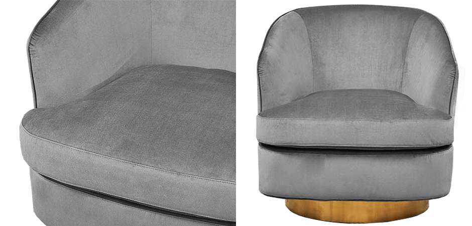 Кресло Stardust Armchair Grey Кресло Stardust Armchair Grey - Loft-Concept в Омске