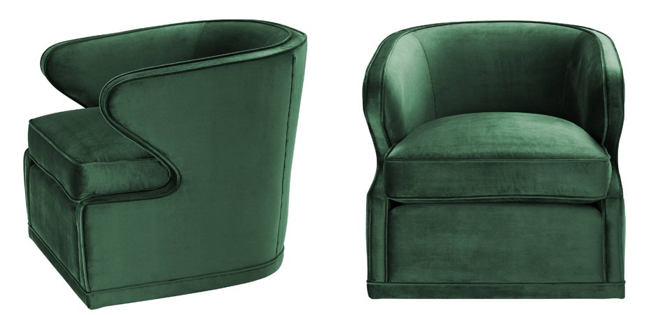 Кресло Eichholtz Chair Dorset Green Кресло Eichholtz Chair Dorset Green - Loft-Concept в Омске