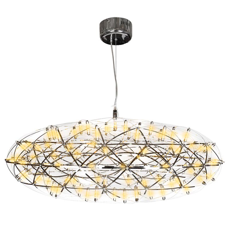 Люстра Moooi 3D Sphere Oval Yellow lamp L Хром в Омске | Loft Concept 