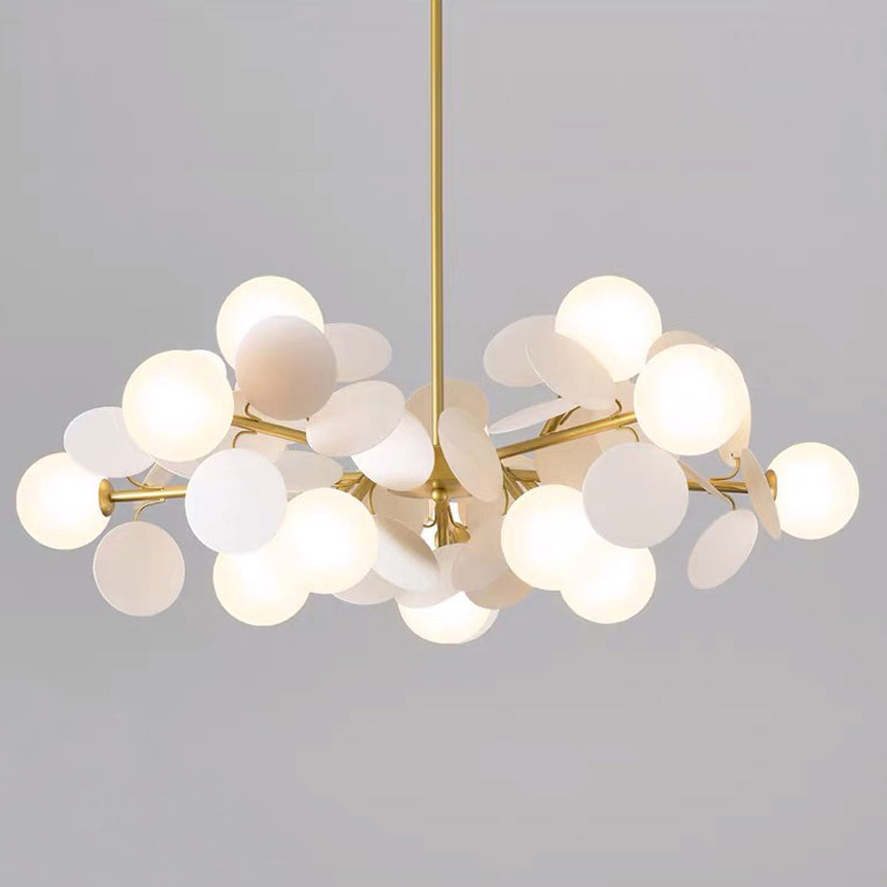 Люстра MATISSE Chandelier white Золотой Белый в Омске | Loft Concept 