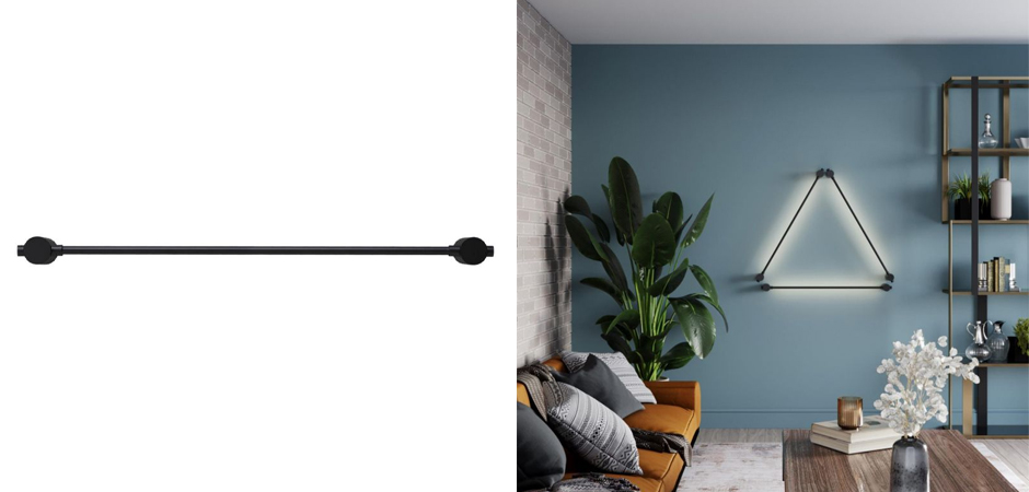 Черное светодиодное бра Trumpet tube Wide Черное светодиодное бра Trumpet tube Wide - Loft-Concept в Омске