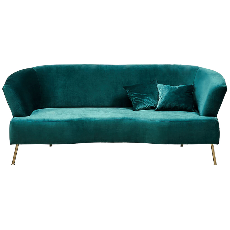 Диван Isis Sofa Turquoise Бирюзовый Золотой в Омске | Loft Concept 