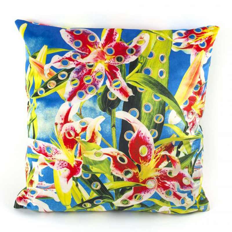 Подушка Seletti Cushion Flower with holes Мульти в Омске | Loft Concept 