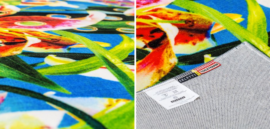 Ковер Seletti Rectangular Rug Flower with Holes Ковер Seletti Rectangular Rug Flower with Holes - Loft-Concept в Омске