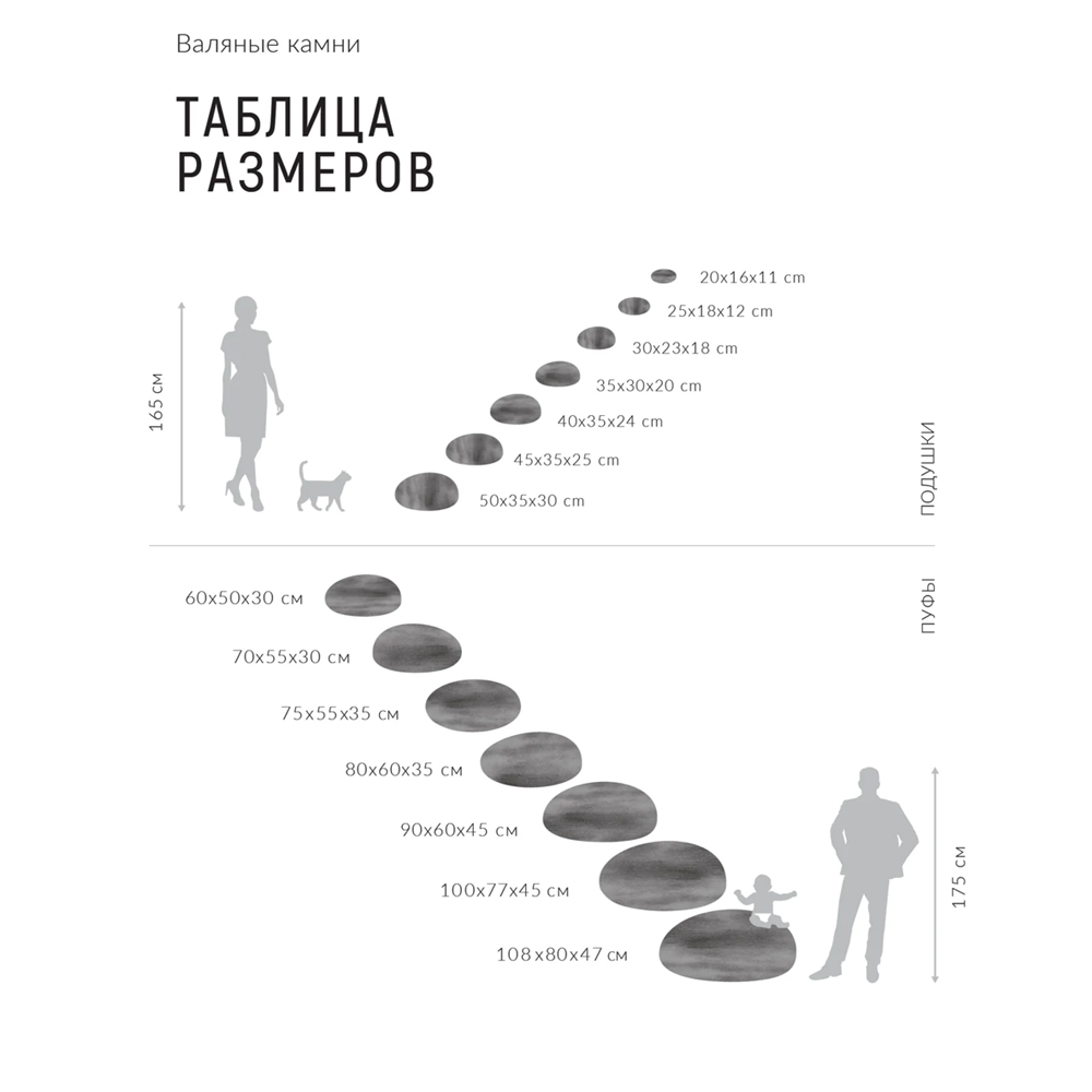 Пуф - Камень GREY MARBLE в Омске