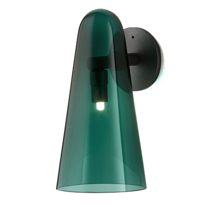 Бра Domi Sconce Green Черный Изумрудный в Омске | Loft Concept 