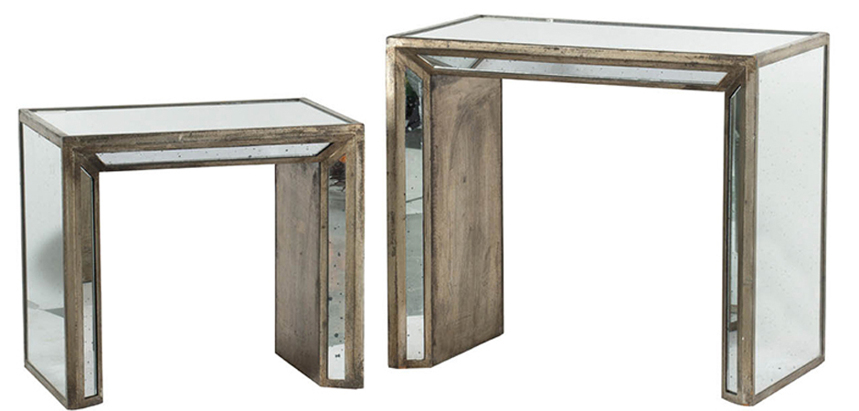 Приставной столик Mirrored Wide Side Приставной столик Mirrored Wide Side - Loft-Concept в Омске