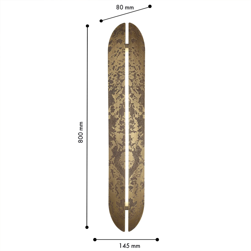 Бра винтажное с имитацией коррозии на медном корпусе Predominant в Омске