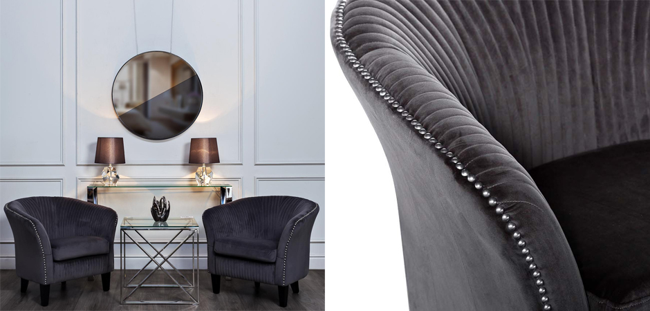 Кресло JackFlower Armchair grey Кресло JackFlower Armchair grey - Loft-Concept в Омске
