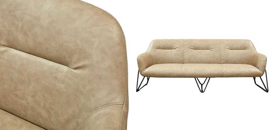 Диван Triangular Legs Triple Sofa Диван Triangular Legs Triple Sofa - Loft-Concept в Омске