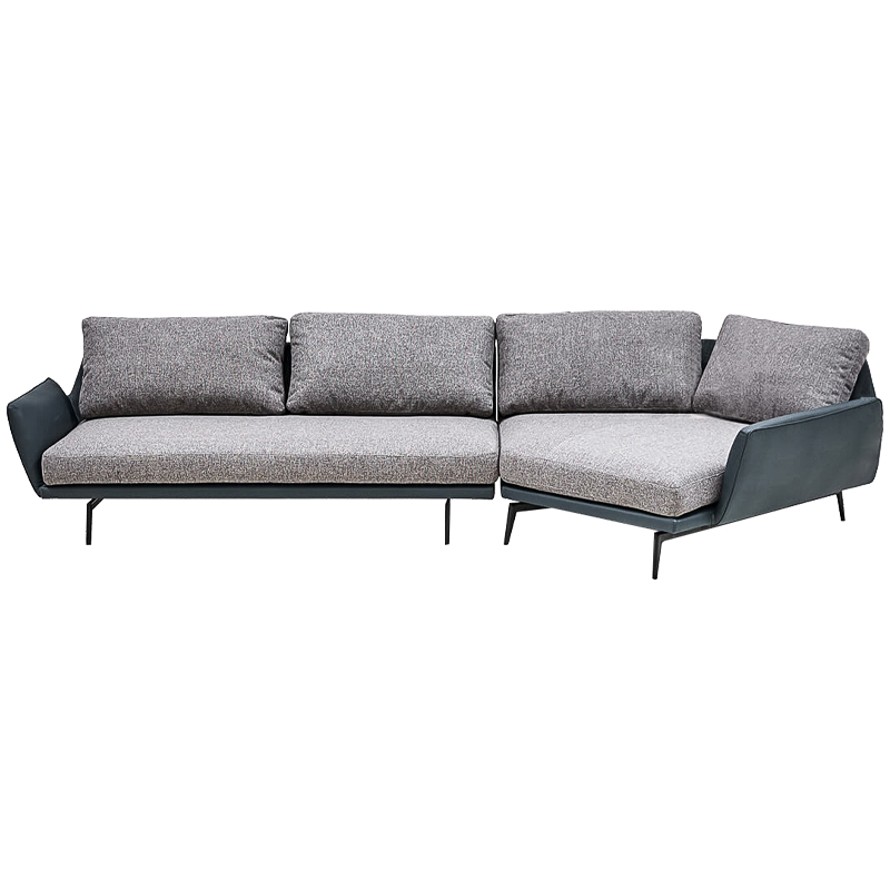 Диван Cairn Sofa Серый Черный Серый шифер в Омске | Loft Concept 