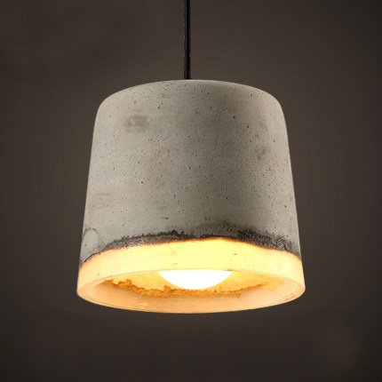 Подвесной светильник Art Concrete Pendant №10 Серый в Омске | Loft Concept 