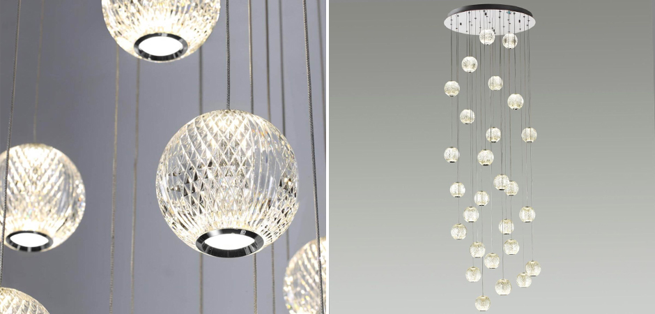 Каскадная люстра Crystal Globule Хром Каскадная люстра Crystal Globule Хром - Loft-Concept в Омске