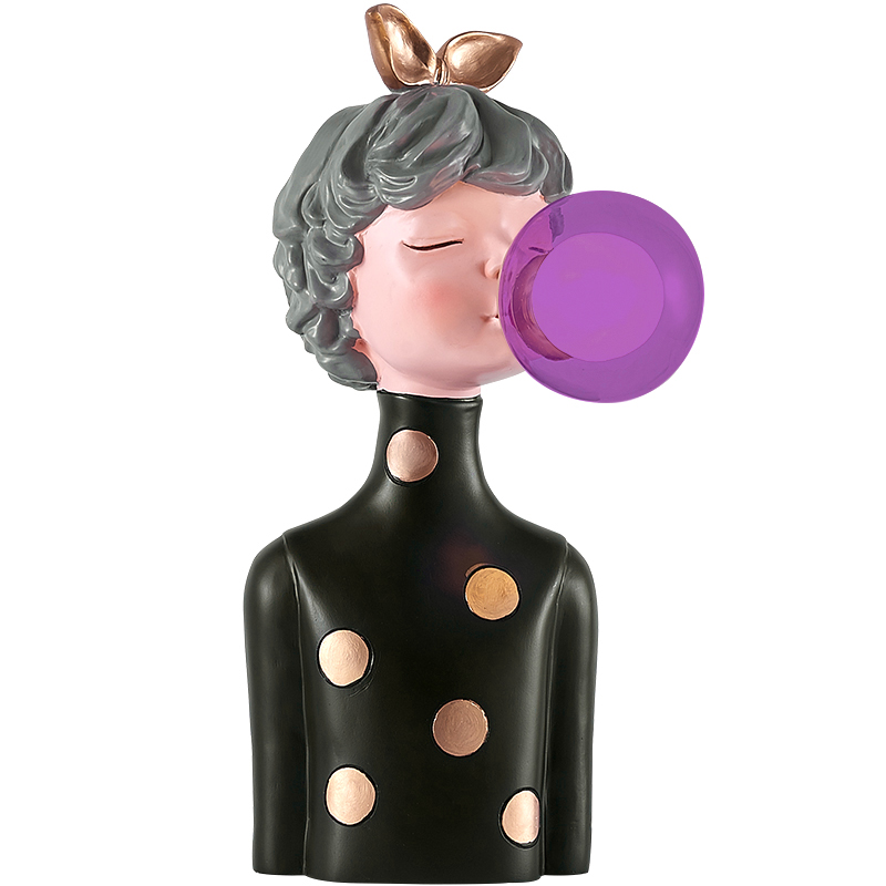 Настольная лампа Bubble Gum Table Lamp purple Мульти в Омске | Loft Concept 