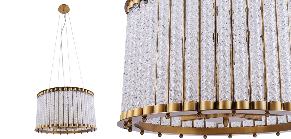 Люстра Glass Spirals Люстра Glass Spirals - Loft-Concept в Омске