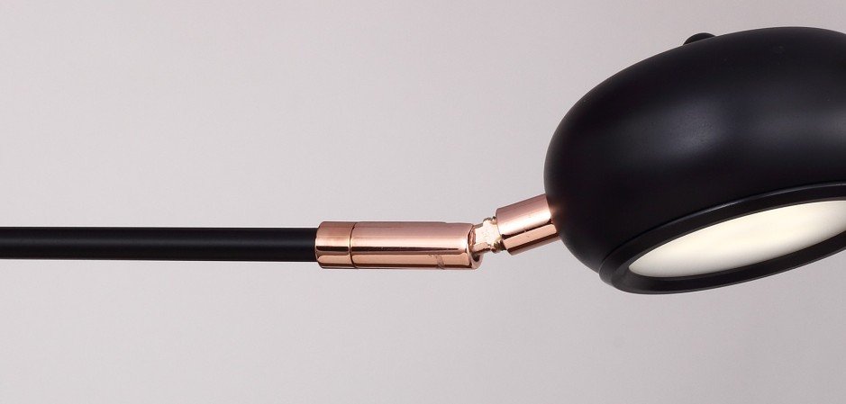 Люстра Curved Stix Chandelier 6 Black - Loft-Concept в Омске