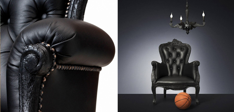 Дизайнерское Кресло Moooi Smoke обугленный эффект Дизайнерское Кресло Moooi Smoke обугленный эффект - Loft-Concept в Омске