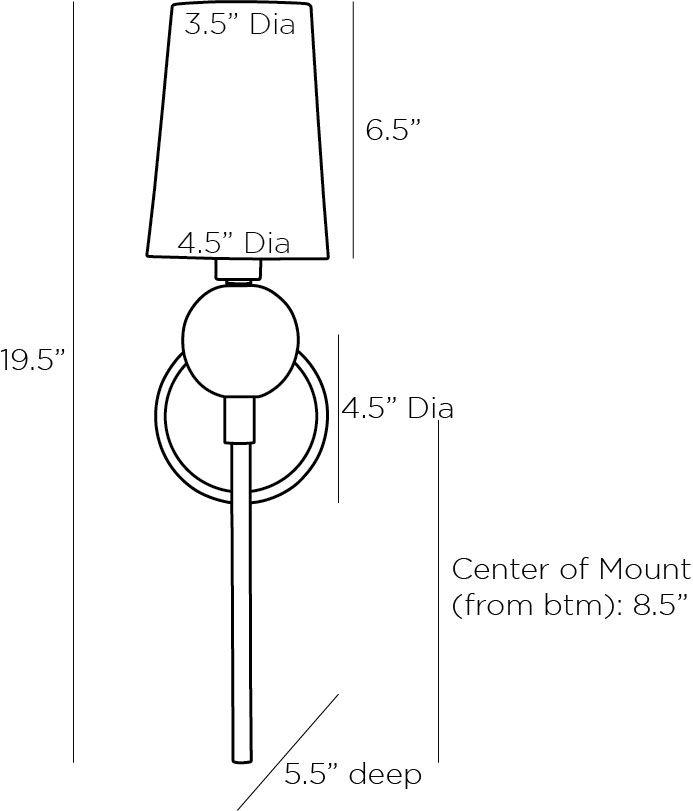 Бра Arteriors MENDEE SCONCE в Омске