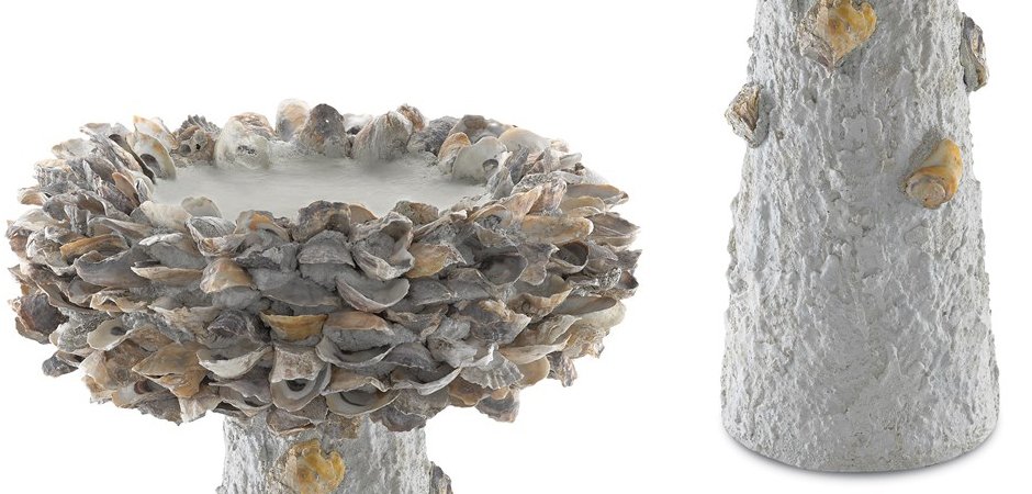 Приставной стол Oyster Shell Medium Bird Bath Приставной стол Oyster Shell Medium Bird Bath - Loft-Concept в Омске