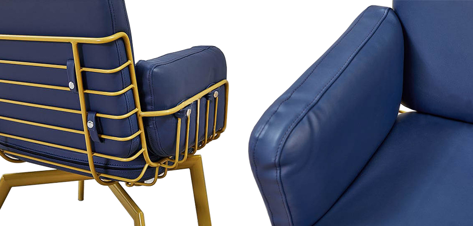 Кресло Frankie Armchair blue Кресло Frankie Armchair blue - Loft-Concept в Омске