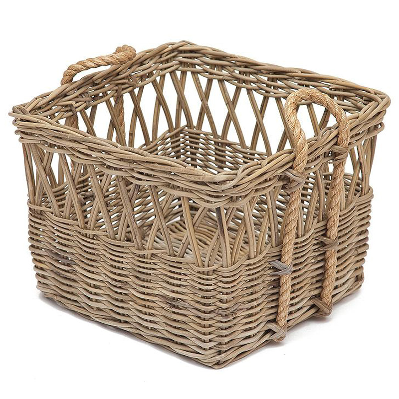 Корзина из ротанга Rattan Wicker Basket Древесина в Омске | Loft Concept 