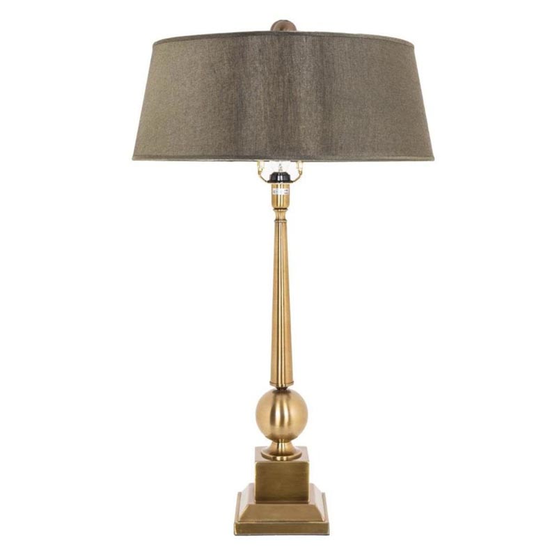 Настольная лампа Neville Table Lamp Латунь Бронза в Омске | Loft Concept 