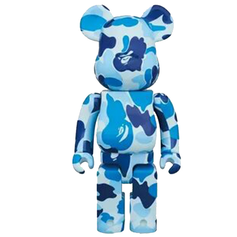 Статуэтка Bearbrick Camouflage Blue Синий Голубой в Омске | Loft Concept 