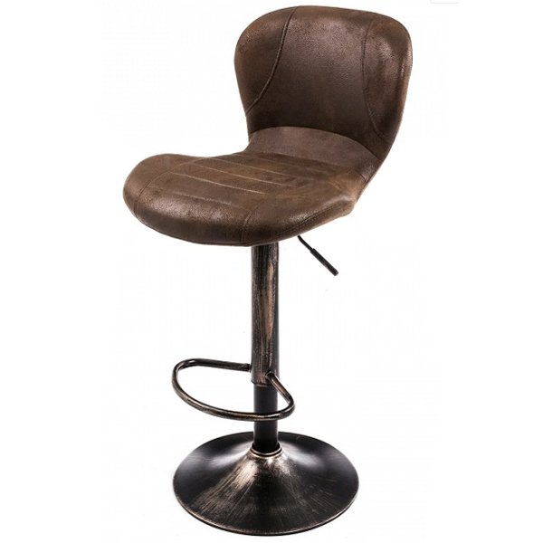 Барный стул Bar Chair Vintage brown Коричневый винтаж Бронза в Омске | Loft Concept 