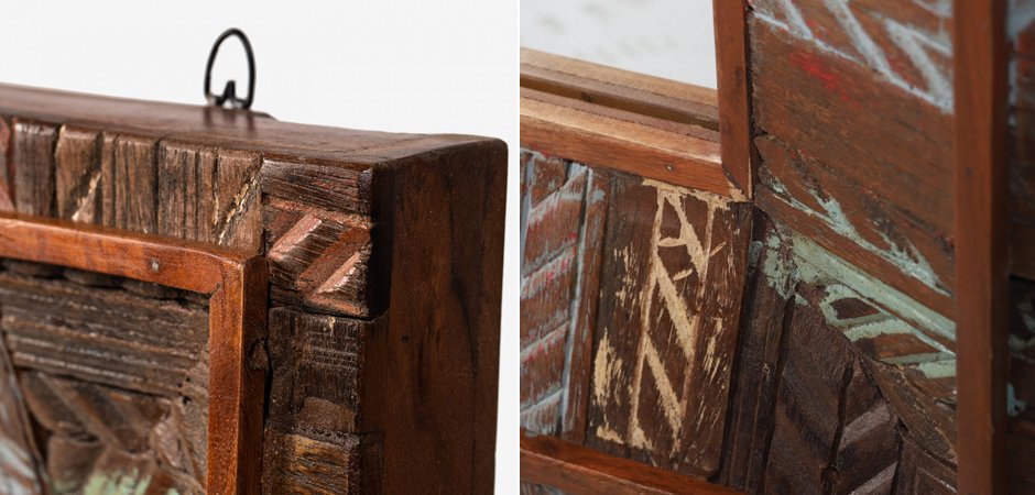 Зеркало Antique Wood Rectangle Зеркало Antique Wood Rectangle - Loft-Concept в Омске