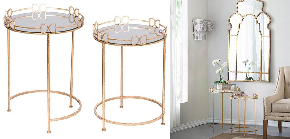 Приставной столик Round Table gold Приставной столик Round Table gold - Loft-Concept в Омске