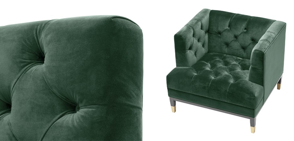 Кресло Eichholtz Chair Castelle Green Кресло Eichholtz Chair Castelle Green - Loft-Concept в Омске