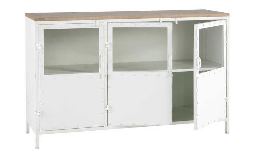 Буфет в стиле Лофт белый Industrial Rust Bleached Chest Буфет в стиле Лофт белый Industrial Rust Bleached Chest - Loft-Concept в Омске
