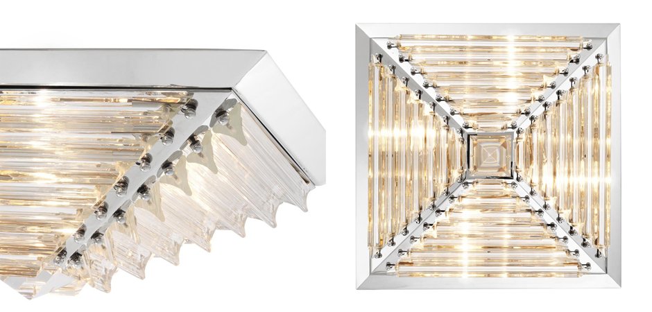 Потолочный светильник Eichholtz Ceiling Lamp Eden Nickel Потолочный светильник Eichholtz Ceiling Lamp Eden Nickel - Loft-Concept в Омске