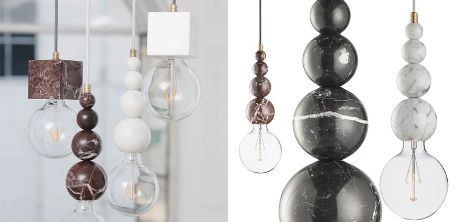 Подвесной светильник MARMOR SLIPP Bianco Подвесной светильник MARMOR SLIPP Bianco - Loft-Concept в Омске