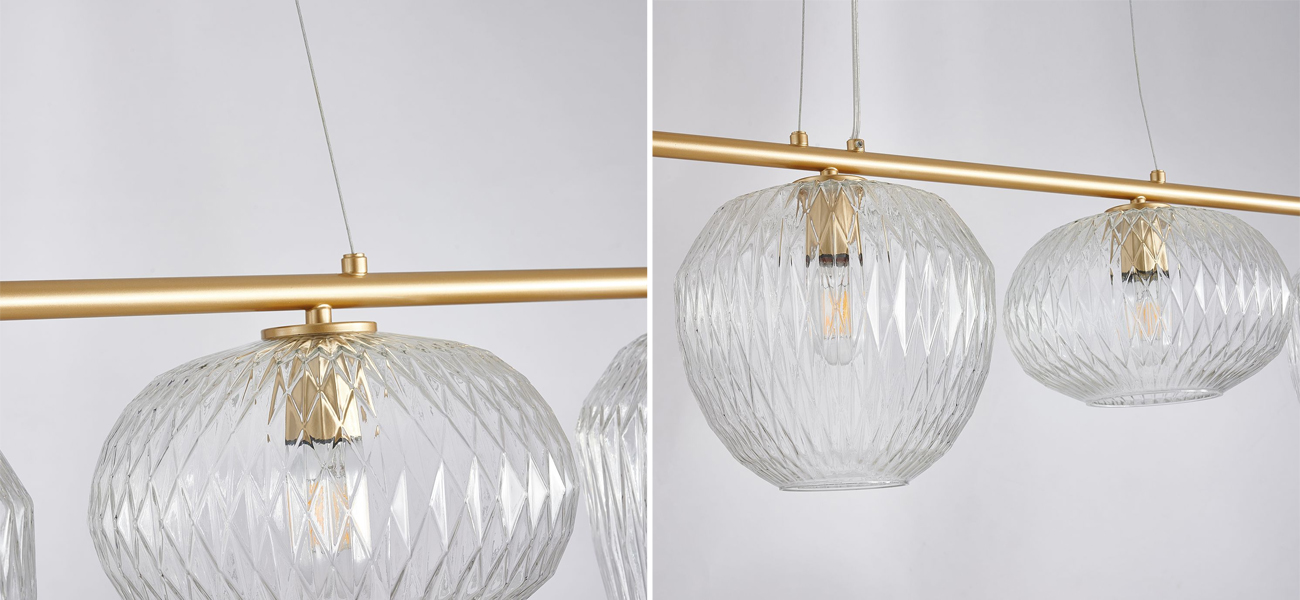 Люстра Foscarini c Прозрачными Плафонами - фото №1