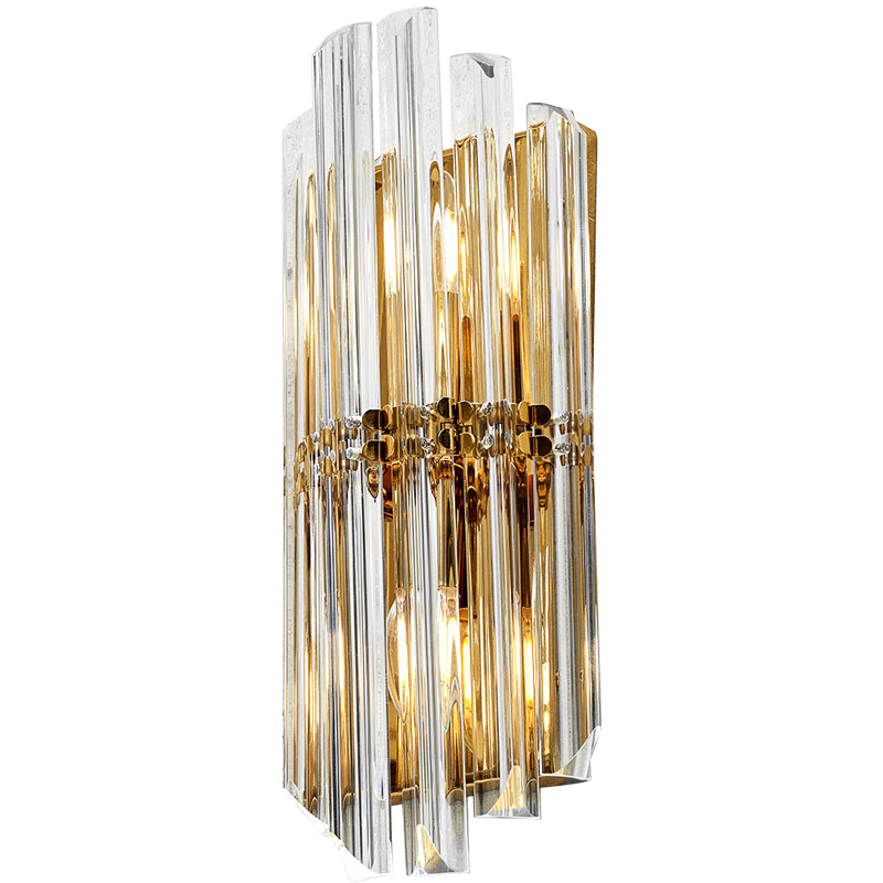 Бра Luxxu Glass Sconce Золотой Прозрачное Стекло в Омске | Loft Concept 