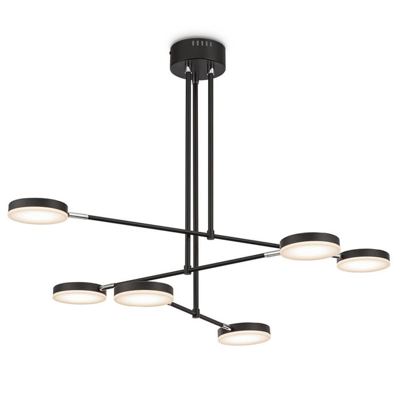 Люстра Maxine Light Chandelier 89 Черный Белый в Омске | Loft Concept 