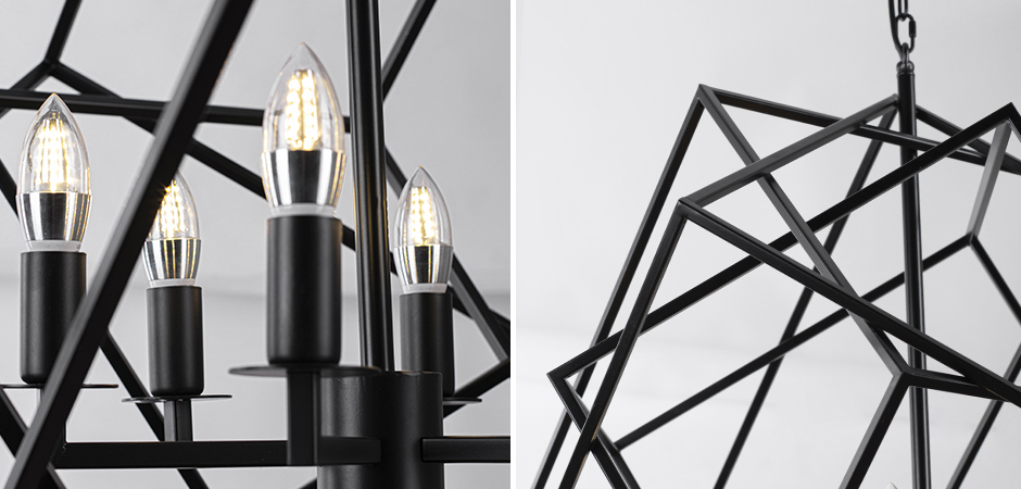 Люстра Cubist Small Chandelier Black Люстра Cubist Small Chandelier Black - Loft-Concept в Омске