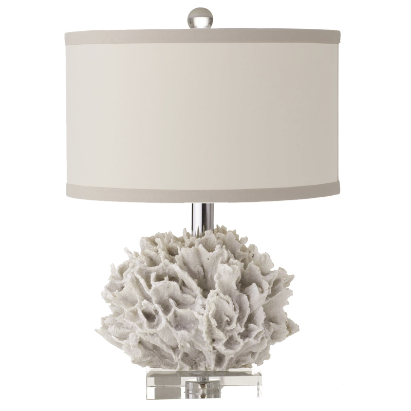 Настольная лампа Yvette Coral Table lamp Белый ivory ( слоновая кость ) в Омске | Loft Concept 