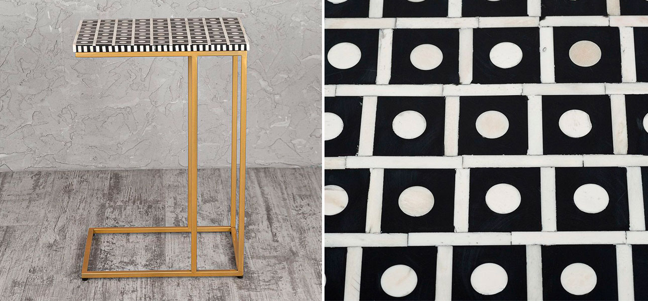 Столик приставной с прямоугольной столешницей Arnold - фото