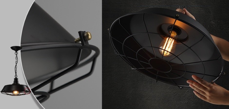 Люстра Dark Cage Pendant Люстра Dark Cage Pendant - Loft-Concept в Омске