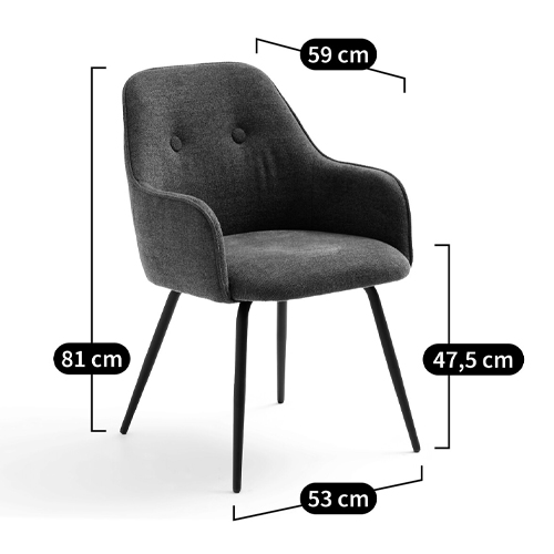 Кресло обеденное на металлических ножках Mazzi Chair в Омске