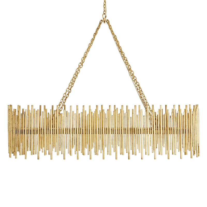 Люстра Arteriors PRESCOTT OVAL CHANDELIER Золотой в Омске | Loft Concept 