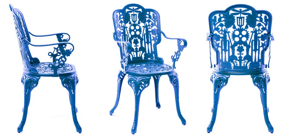 Стул Seletti Industry Collection ALUMINIUM ARMCHAIR – SKY BLUE Стул Seletti Industry Collection ALUMINIUM ARMCHAIR – SKY BLUE - Loft-Concept в Омске