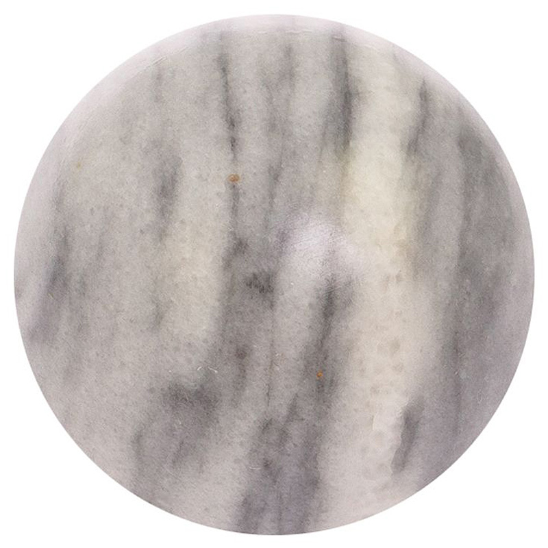 Шар декоративный из натурального камня Мрамор Серый Natural Stone Spheres  Серый Белый в Омске | Loft Concept 