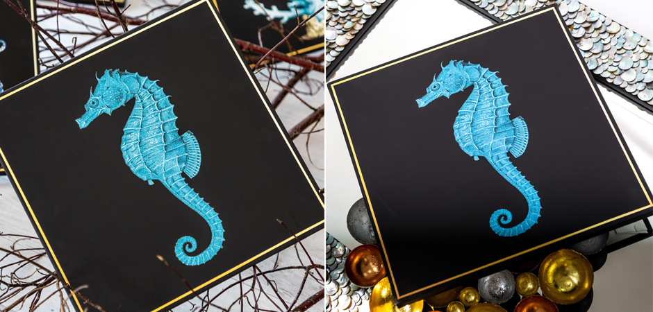 Постер Blue Sea Horse Poster Постер Blue Sea Horse Poster - Loft-Concept в Омске
