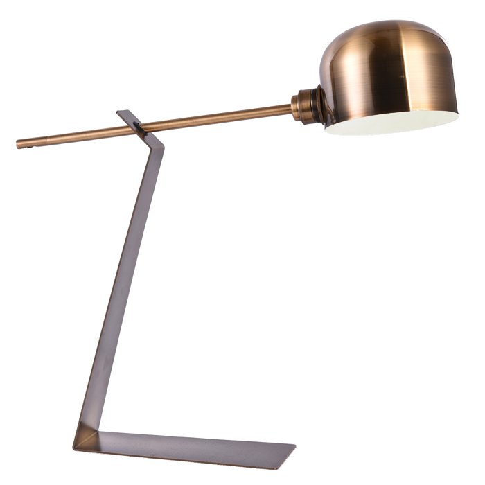 Рабочая лампа Brass Loft Table Lamp II Латунь в Омске | Loft Concept 