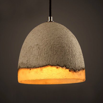 Подвесной светильник Art Concrete Pendant №9 Серый в Омске | Loft Concept 