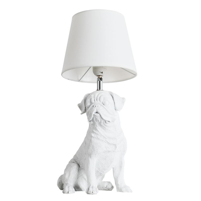 Настольная лампа White Bulldog Table Lamp Белый в Омске | Loft Concept 