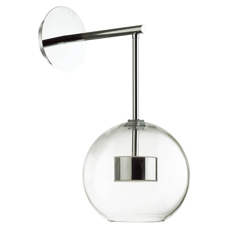 Бра Transparent Bubble Sconce chromium Прозрачный Хром в Омске | Loft Concept 